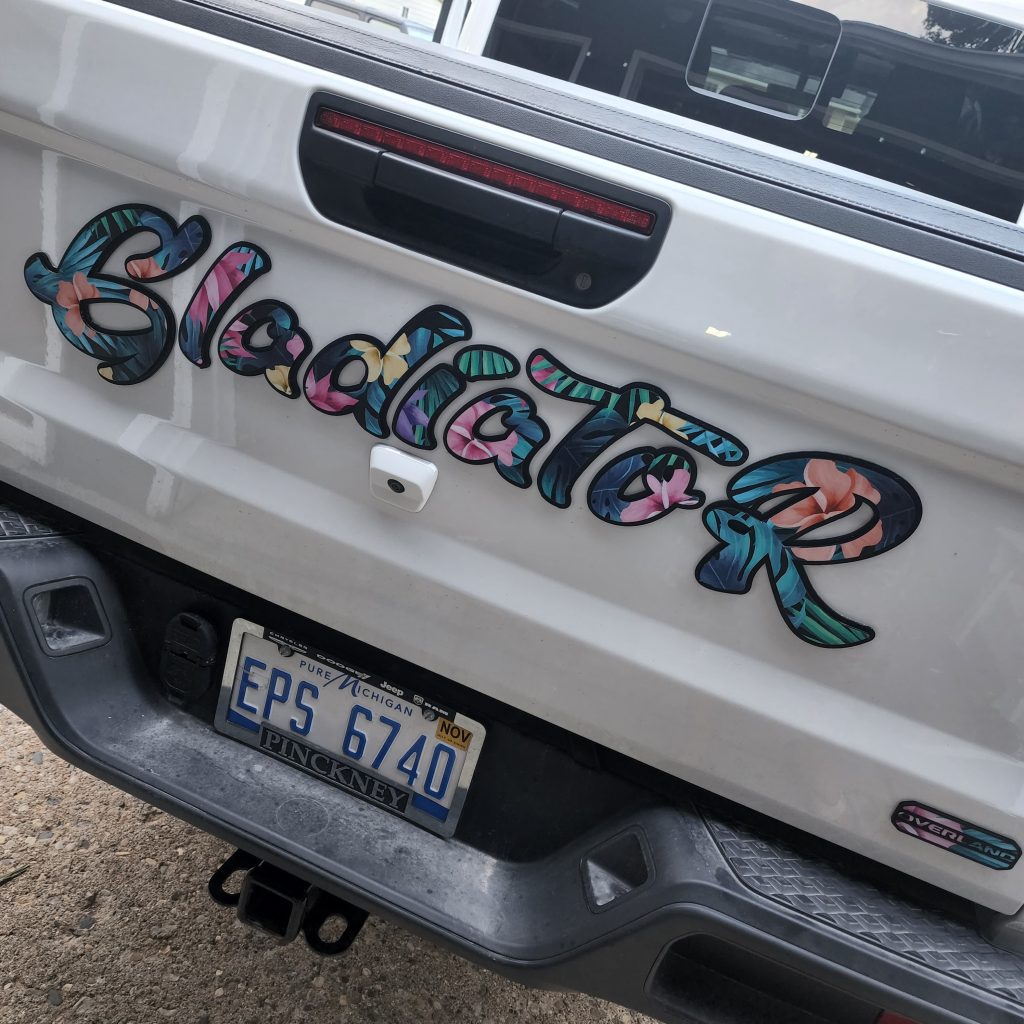 Gladiator Tailgate Emblem Gladius Offroad