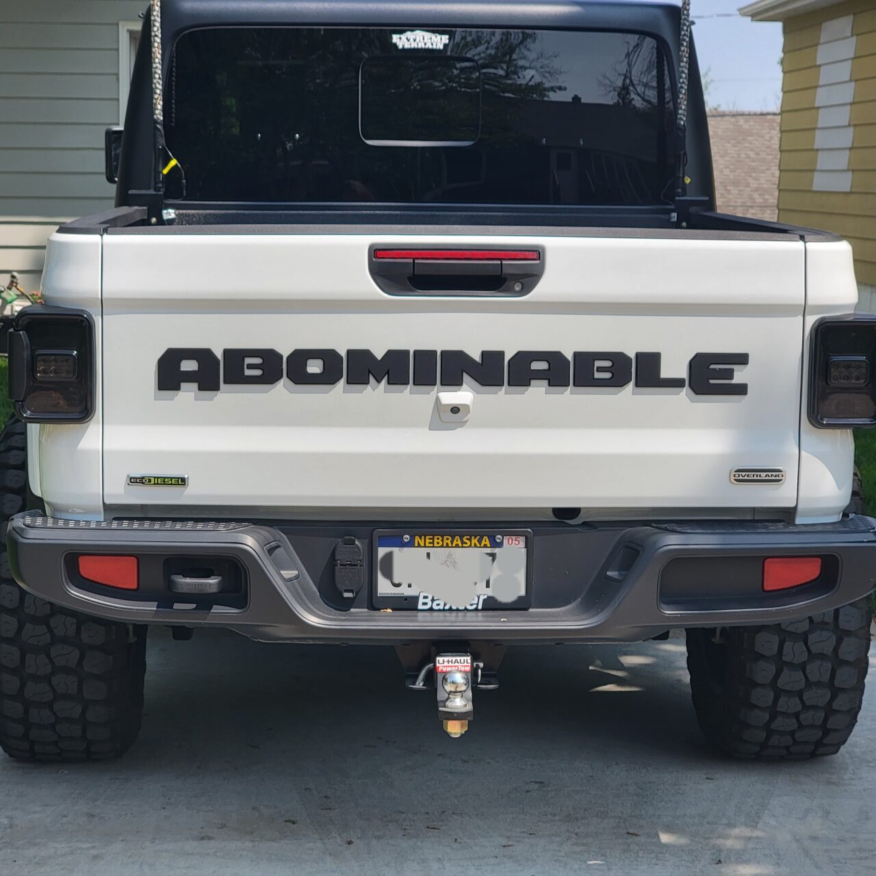 Custom Tailgate Emblem Choose Your Letters Gladius Offroad