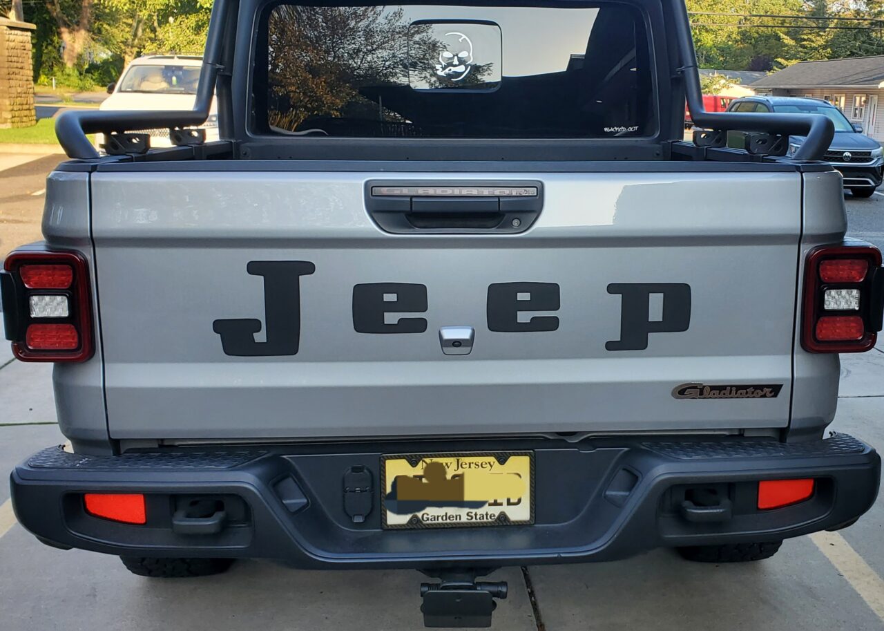 Retro Jeep Gladiator Tailgate Emblem Gladius Offroad