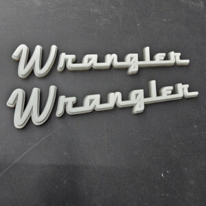 Retro Wrangler Fender Emblems