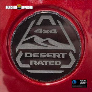 Acrylic Desert Rated Badge
