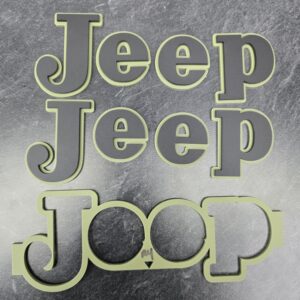 Jeep Fender Emblems JR3