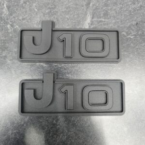 4" J10 Emblems (PAIR) E7