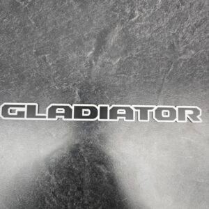Gladiator Grab Handle Emblem - Original style - Engraved E9