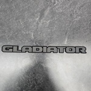 Gladiator Grab Handle Emblem - Original style - Engraved E11